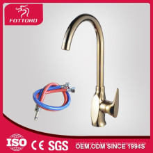 Torneira de cozinha de cobre antigo dourado MK24110